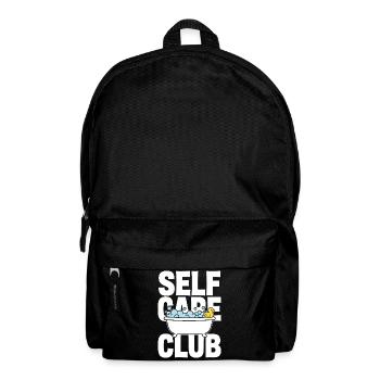 Self Care Club mit Schaumbad und Ente - Rucksack - Schwarz - Vorne