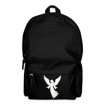Angel silhouette with wings - Backpack - black - Front