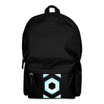 Azur Kaleidoscope Star Pattern - Backpack - black - Front