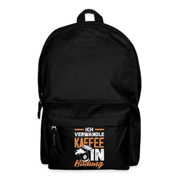 Kaffee In Bildung Lehrer - Rucksack - Schwarz - Vorne