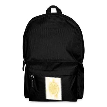Yellow Spiral Solar Circle - Backpack - black - Front