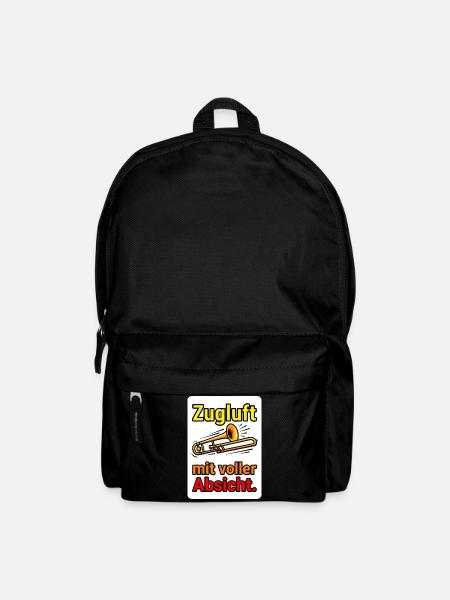 Lustiges Posaunist T-Shirt - Posaune Humor - Rucksack - Schwarz