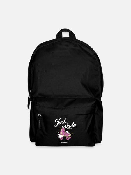 Just Skate Don't Hate - Keep Rolling Skate or Die - Backpack - black