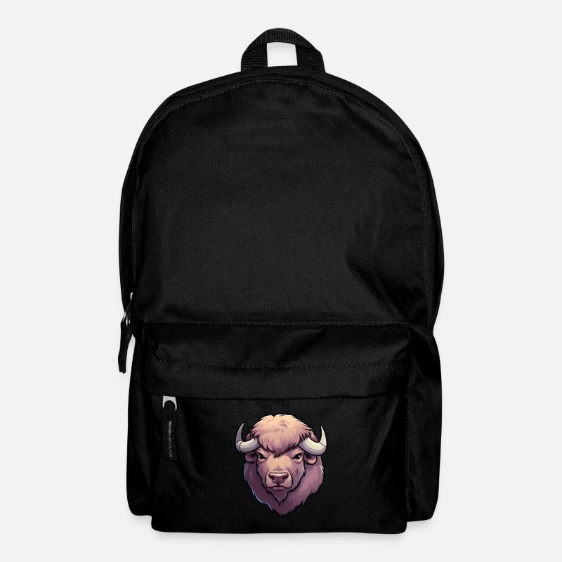 Bison Büffel - Rucksack - Schwarz