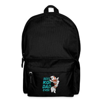 Best Koi Dad Ever Koi Fish Japanese Carp Koi - Backpack - black - Front