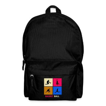 Basket pop art - Sac à dos - noir - Devant