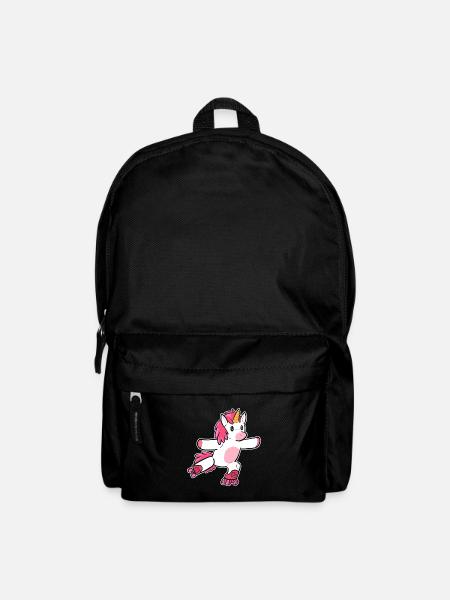 Rollschuhlaufen Rollschuhe Inline-Skates - Rucksack - Schwarz