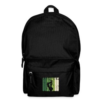 Lustige Kettensäge Baumpfleger Geschenk - Rucksack - Schwarz - Vorne