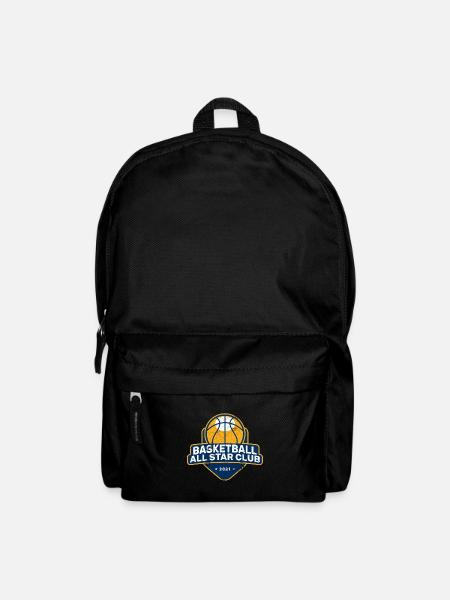 BASKETBALL ALL STAR CLUB DUNK SLAM TEAM KORB MOTIV - Rucksack - Schwarz