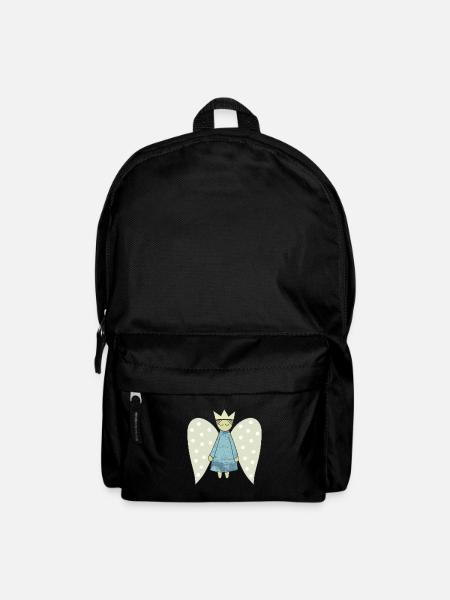 Der Flug des Weihnachtsengels - Rucksack - Schwarz
