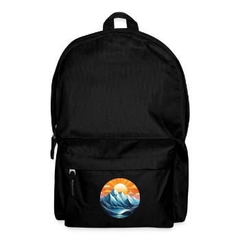 Mountains and sunbeams - Backpack - black - Front