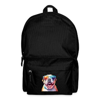 Lunettes de soleil bouledogue français - Sac à dos - noir - Devant