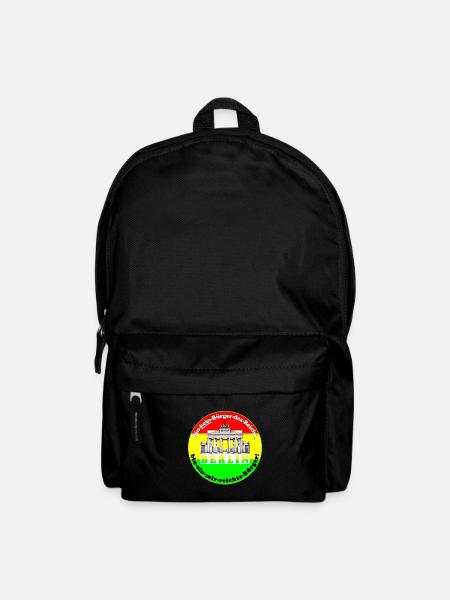 Viele Menschen misstrauen der Politik - Rucksack - Schwarz