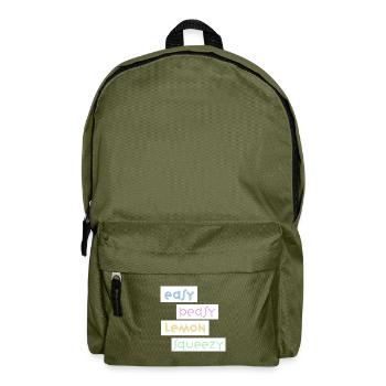 easy peasy - Sac à dos - vert olive - Devant