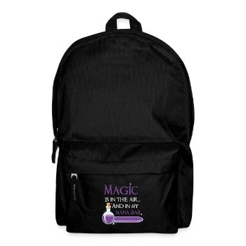 Magic Is In The Air... And In My Mana Bar - Backpack - black - Front