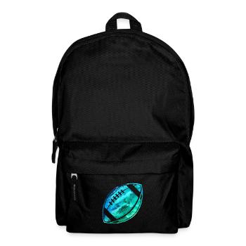 Football américain peint - Sac à dos - noir - Devant