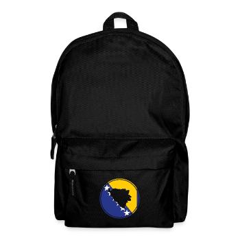 Bosnia Herzegovina Map Balkan Bosnian Flag - Backpack - black - Front