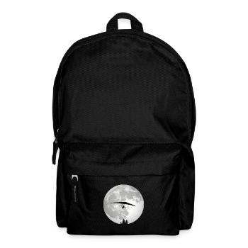 Retro Graphic Paragliding Paraglider Parachute Sky - Rucksack - Schwarz - Vorne