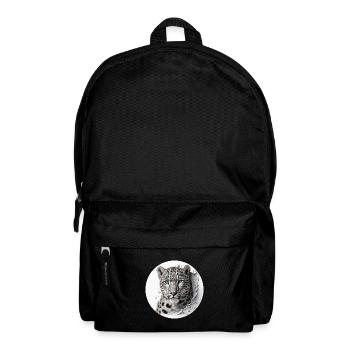 An endangered snow leopard - Backpack - black - Front