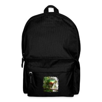 The shiny golden rose beetle - Backpack - black - Front