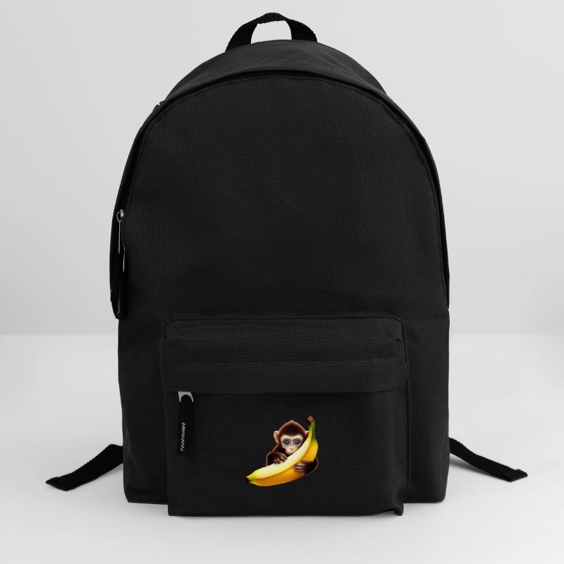 Banane à cache-cache de singe Sac à dos