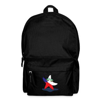 Czech-Star tschechisch Land Tschechien Prag praha - Rucksack - Schwarz - Vorne