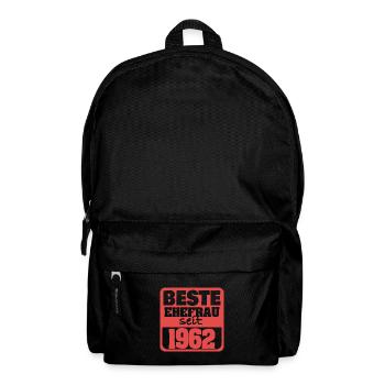 Jahr 1962 - Rucksack - Schwarz - Vorne
