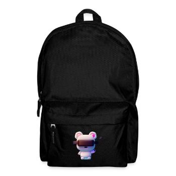 Bär mit Virtual Reality Headset - Rucksack - Schwarz - Vorne
