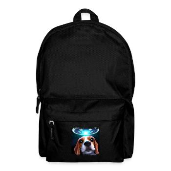 UFO-Selfie mit Beagle - Rucksack - Schwarz - Vorne
