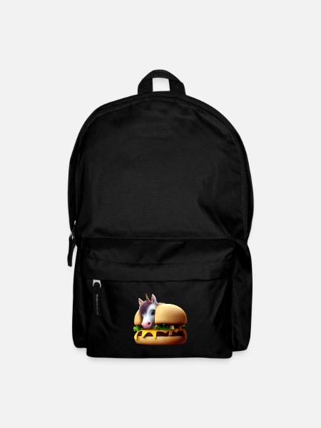 Unicorn Cheeseburger - Backpack - black