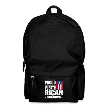 Puerto Rico Flagge | Puerto Ricaner Geschenkideen - Rucksack - Schwarz - Vorne