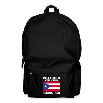 Puerto Rico Flagge | Puerto Ricaner Geschenkideen - Rucksack - Schwarz - Vorne