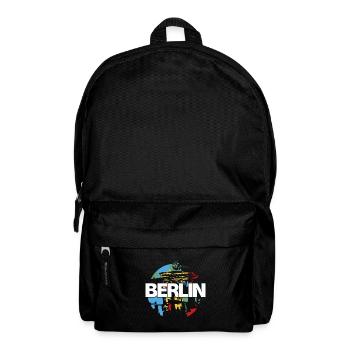 Brandenburger Tor Berlin Deutschland - Rucksack - Schwarz - Vorne