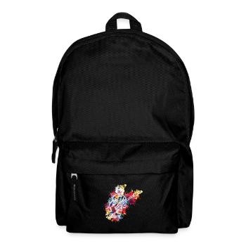 Guitar lover watercolor design for guitarists - Backpack - black - Front