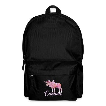Flowers Canada Moose - Backpack - black - Front