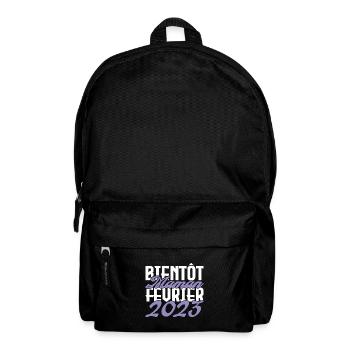 Annonce grossesse. bientôt Maman Février 2023.mama - Sac à dos - noir - Devant