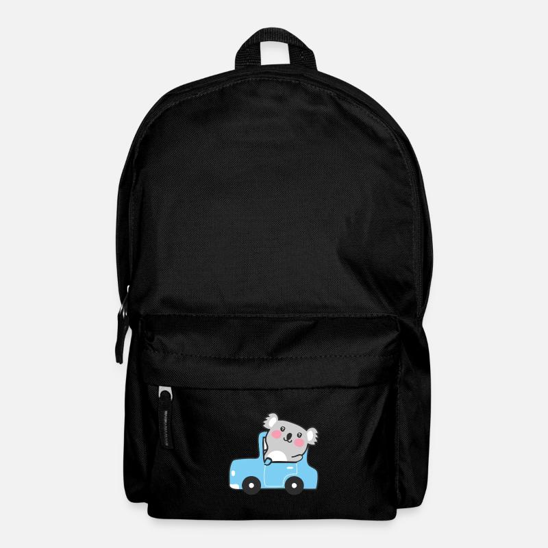 Koala avec voiture - Sac à dos - noir