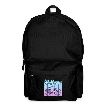Vintage Bike Mallorca Sunset - Backpack - black - Front