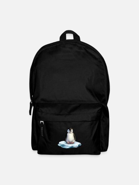 Penguin on an ice floe - Backpack - black