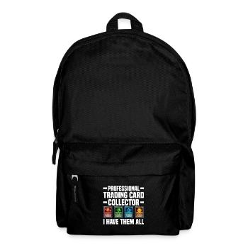 Trading Cards - Rucksack - Schwarz - Vorne