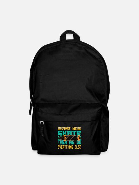 Skateboarding Skateboard Design For Skateboarder - Backpack - black