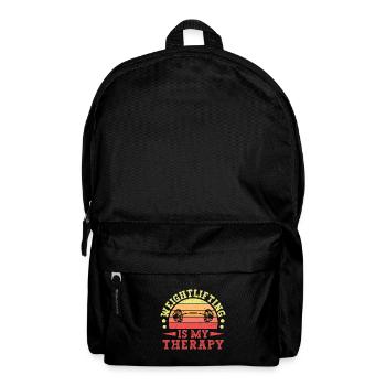 Fitness Motivation Bodybuilder Weightlifting Gym - Backpack - black - Front