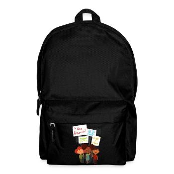 Demonstration for consent in children - Backpack - black - Front