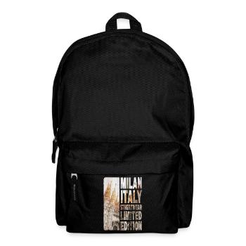 Milan Milan Italy City Skyline Holiday Love - Backpack - black - Front