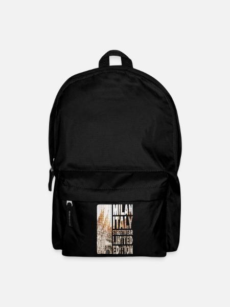 Mailand Milan Italien Stadt Skyline Urlaub Liebe - Rucksack - Schwarz