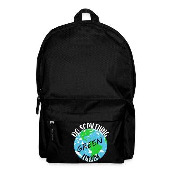 Naturschutz Klima Naturschützer Meer - Rucksack - Schwarz - Vorne