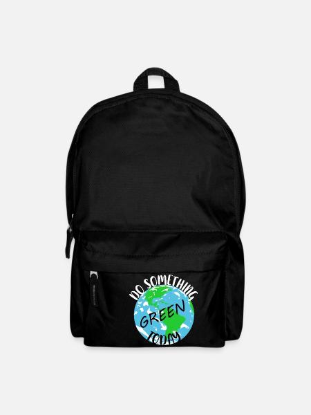 Naturschutz Klima Naturschützer Meer - Rucksack - Schwarz