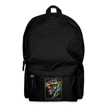 Drachenkopf: Eine Hommage an alte Mythen - Rucksack - Schwarz - Vorne