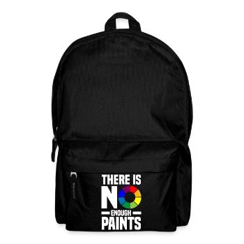 Acrylgießen Geschenke | Maler Kunst Leinwand Farbe - Rucksack - Schwarz - Vorne