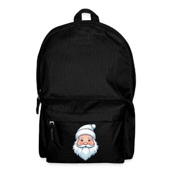 Weißer Weihnachtszauber - Rucksack - Schwarz - Vorne